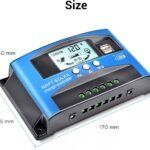 Solar Charge Controller (12V/24V) 30A Dual USB Voltage Regulator