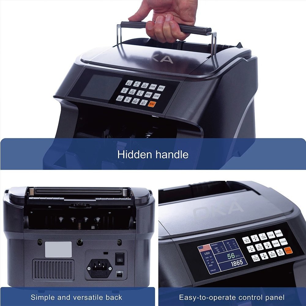 jhdsfffffffffffff OKA Bill Counting for sorting and counting various currencies and detecting counterfeiting ( Egyptian-Dollar – EURO ) / Model OKA-MIX 130 - Image 3