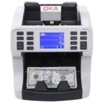 OKA money sorting, counting and counterfeit detection machine with an internal printer for printing the money report (Egypt – Dollar – Euro ) / Model OKA-880P