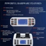OKA money sorting, counting and counterfeit detection machine with an internal printer for printing the money report (Egypt – Dollar – Euro ) / Model OKA-880P - Image 4
