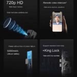 BOSCH Smart Lock Calon suitable for all doors works with fingerprint, password, key and blade and can be controlled through mobile / Model FU8 - Image 14