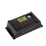 30A 12V/24V Solar Charge Controller PWM Battery Regulator Adjustable LCD Display with Dual USB Port - Image 3
