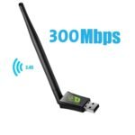 USB WiFi Wireless 4 Dual Band 300Mbps 2.4G