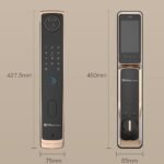 Samsung Smart Lock Calon suitable for all doors works with fingerprint, password, key and blade and can be controlled through mobile / Model P70 MAX - Image 2