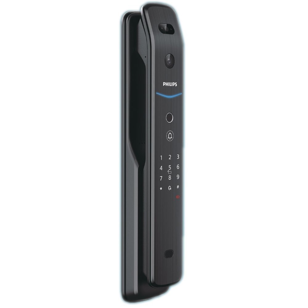 lkfdlkgdklfhgkljklhfsdg PHILIPS Smart Lock Calon suitable for all doors works with fingerprint, password, key and blade and can be controlled through mobile / Model DDL709 - Image 3