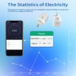 ⁦مقبس ذكي مزود بعداد واي فاي، متوافق مع المعايير الأوروبية، يعمل بتطبيق أليكسا الصوتي، مزود بمؤقت تحكم عن بعد⁩ - الصورة ⁦5⁩