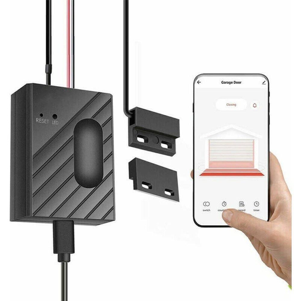 p Wi-Fi remote garage door control panel, smart voice door opener compatible with Alexa Model / SSD80 - Image 1