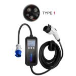 Oka Portable High-Quality TYPE1 (EV Charger)5m - 32 Amp 7 kW - Model/ D32A