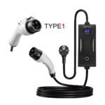 Oka Portable Electric Vehicle (EV) Charger TYPE1, Dustproof and Water Spray Resistant, 16 Amp, 3.5 kW / Portable Mode2