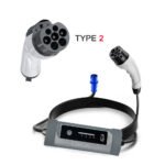 Oka Portable Electric Vehicle (EV) Charger TYPE2, Dustproof and Water Spray Resistant, 32 Amp, 7Kw