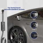 Oka Portable Electric Vehicle (EV) Charger GBT, Dustproof and Water Spray Resistant, 16Amp, 3.5Kw/ Model:TurboVolt - Image 4