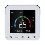 Universal Smart Thermostat for Remote Control of Air Conditioner with Color Backlight LCD Display and Temperature and Humidity - Image 3