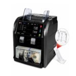 OKA 2-Drawer Money Counting Machine with 100% Counterfeit Detection, Touchscreen with Built-in Printer, Supports 12 Currencies / Model AL-958